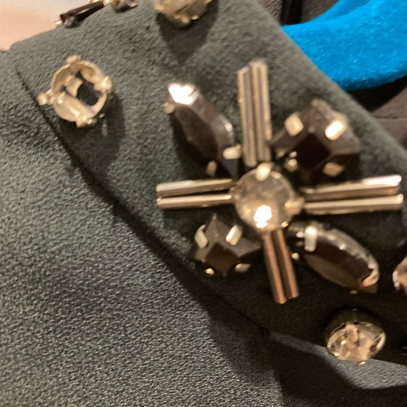 NWT Ann Taylor Blouse with jeweled collar - Picture 2 of 12